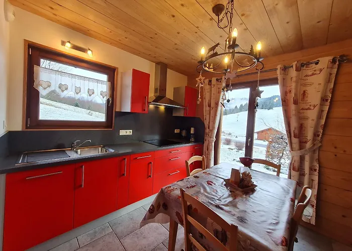 Prázdninový dům Chaleureux Face Aux Pistes, Proche Gerardmer, Ideal Pour Famille, Balcon Et Terrasse - Fr-1-589-182 *